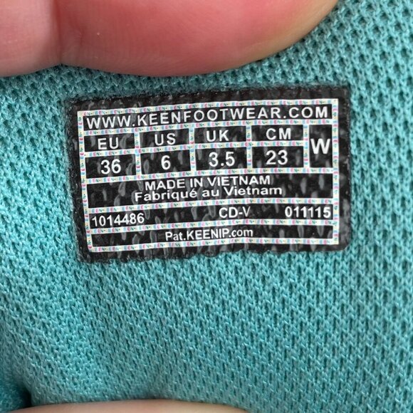 Keen Dry Waterproof Outdoor Hiking Lace Up Rugged Lightweight Shoes Blk Gry Sz 6 - Picture 9 of 13